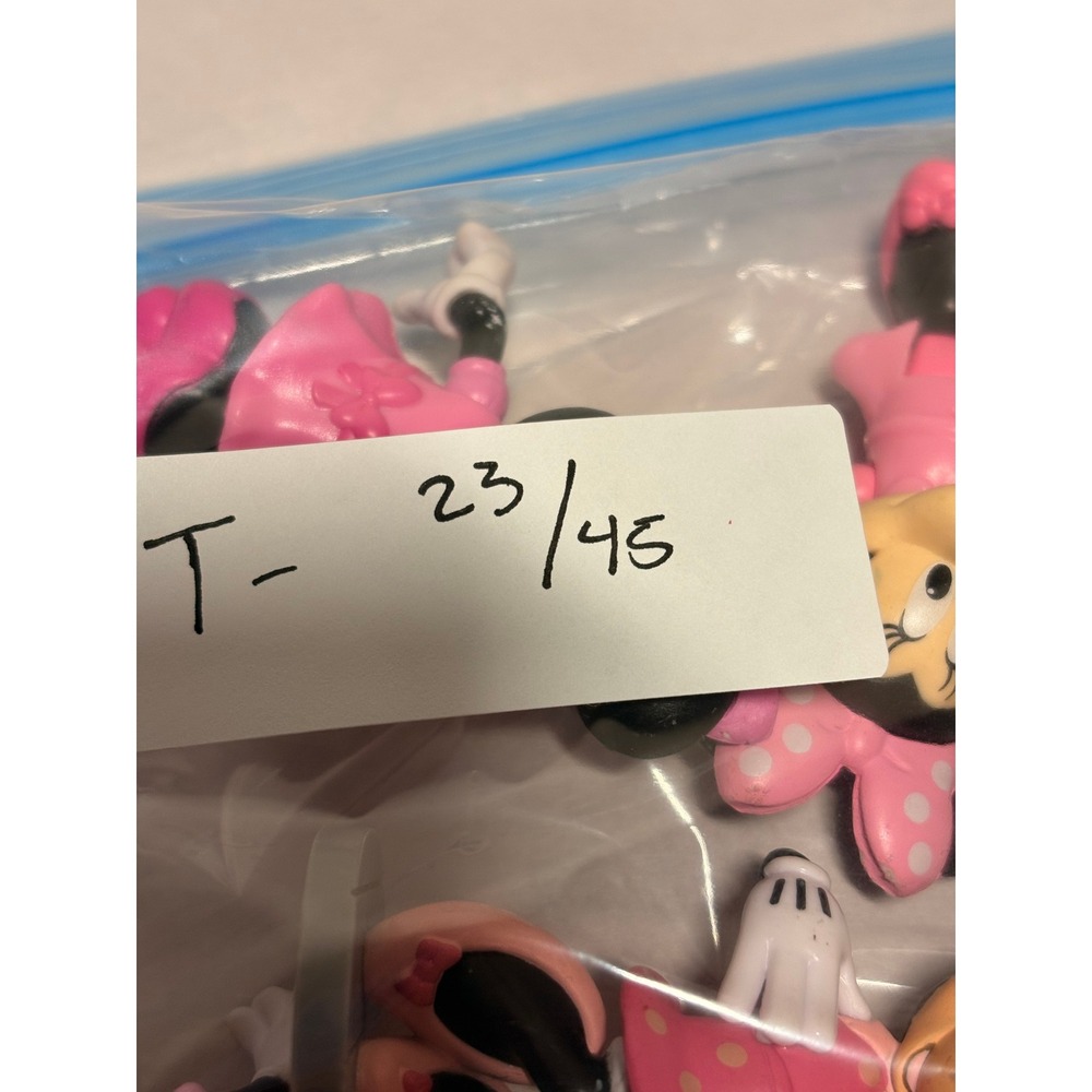 Disney Minnie Mouse Figures Kids OS Pink Good 4pc Toy Lot Articulated Figurine - Picture 5 of 5